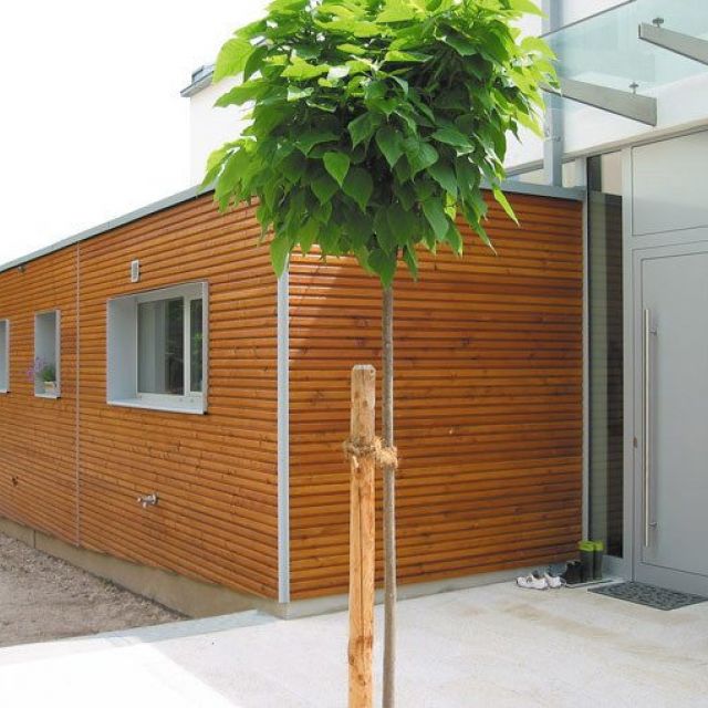 Planung, Bauüberwachung, Satteldach, EFH, Holzfassade