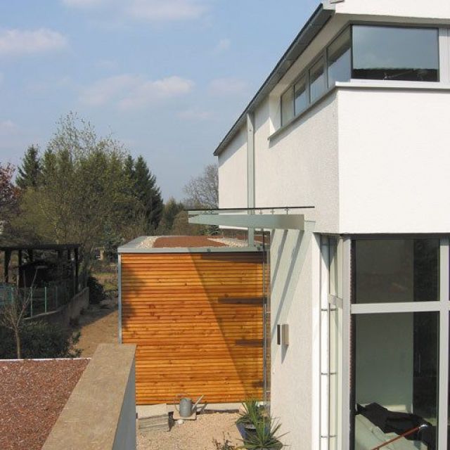 Planung, Bauüberwachung, Satteldach, EFH, Holzfassade